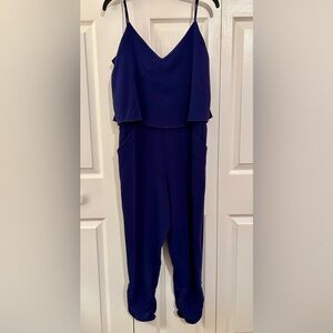 Parker Blue Layered Jumpsuit